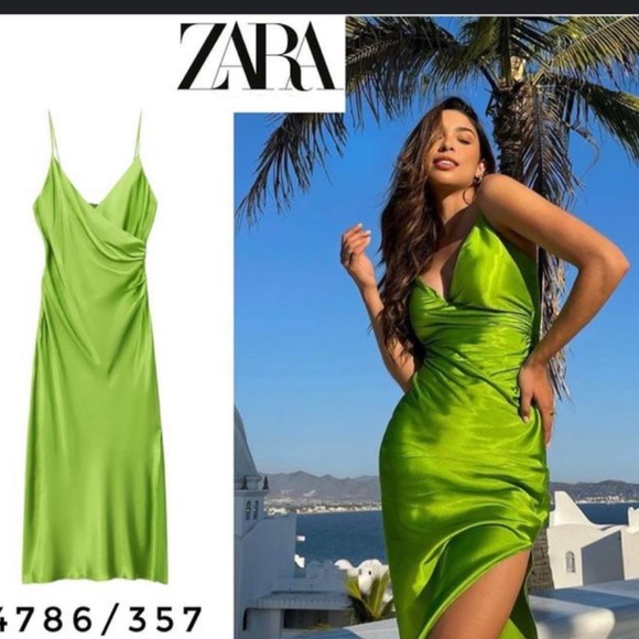 Blogger’s fave DRAPED LINGERIE-STYLE DRESS - Picture 6 of 15